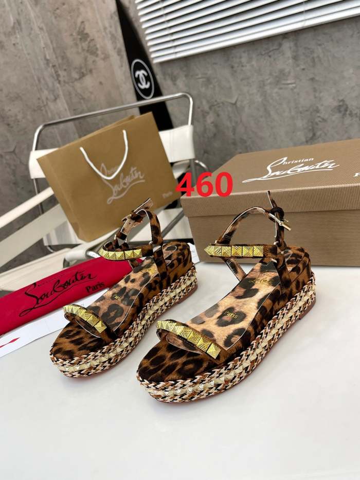 Women Thick-bottomed sandals shoes,heel 12cm or 6cm, size 34-41, SS98-459-460