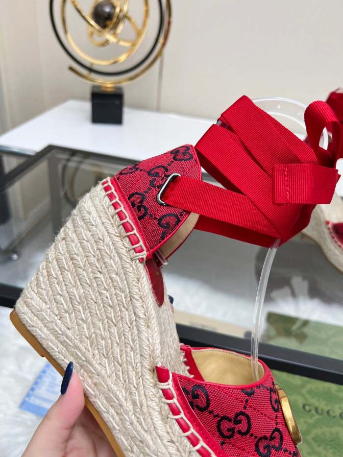 Women Thick-bottomed straw fisherman slipsole sandals shoes, size 35-42, SS98-448