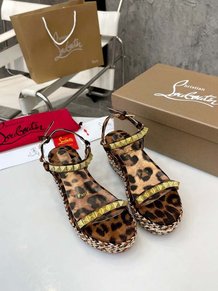 Women Thick-bottomed sandals shoes,heel 12cm or 6cm, size 34-41, SS98-459-460