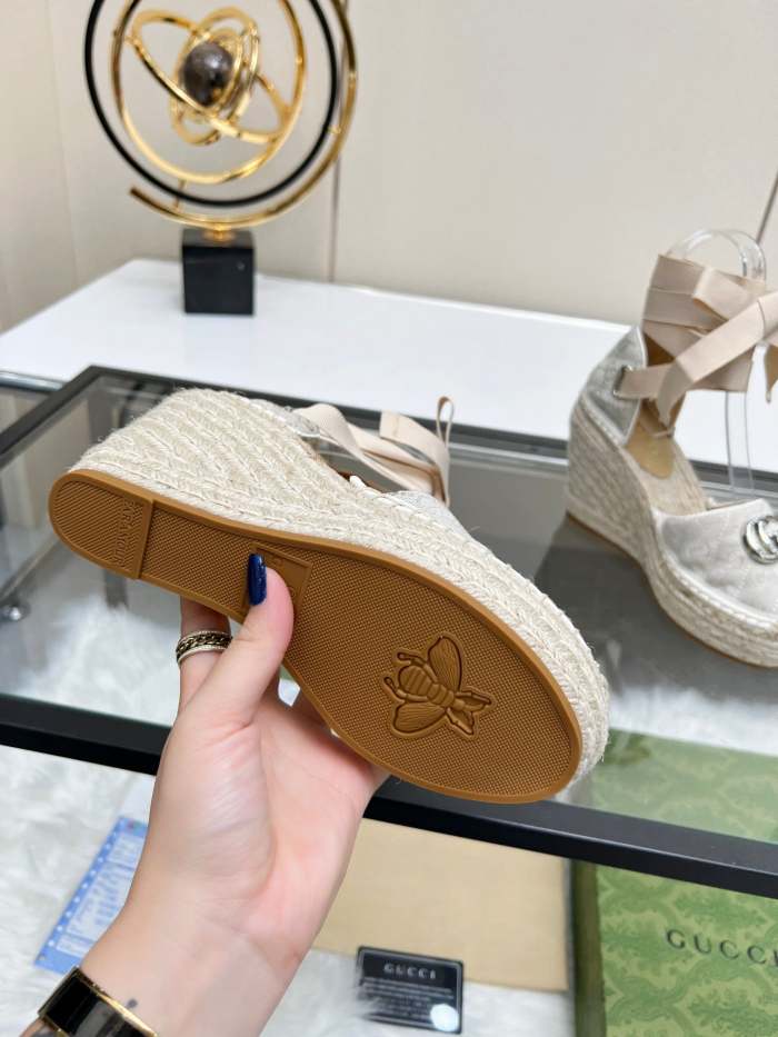 Women Thick-bottomed straw fisherman slipsole sandals shoes, size 35-42, SS98-451