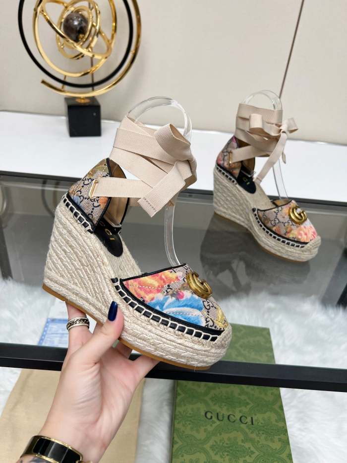 Women Thick-bottomed straw fisherman slipsole sandals shoes, size 35-42, SS98-446