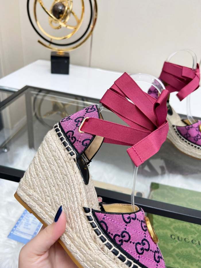 Women Thick-bottomed straw fisherman slipsole sandals shoes, size 35-42, SS98-456