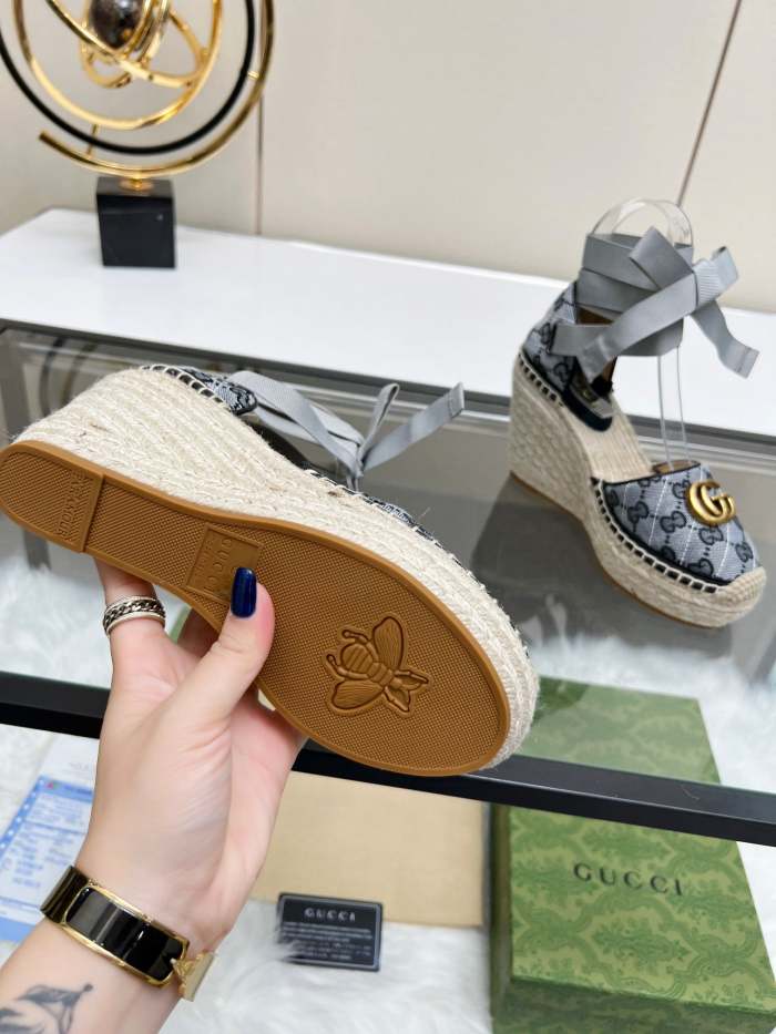 Women Thick-bottomed straw fisherman slipsole sandals shoes, size 35-42, SS98-438