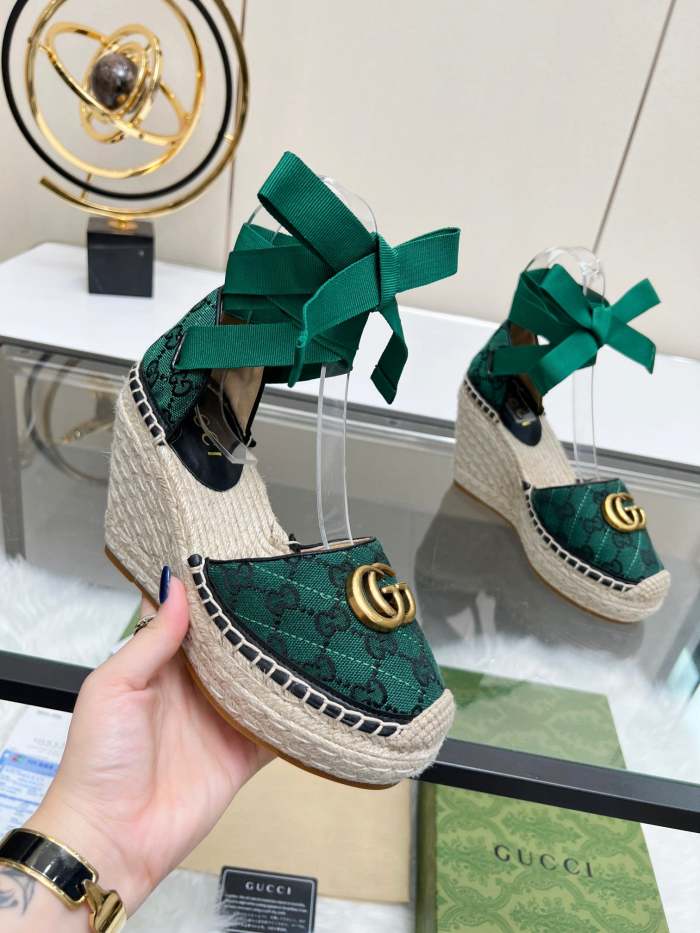 Women Thick-bottomed straw fisherman slipsole sandals shoes, size 35-42, SS98-440