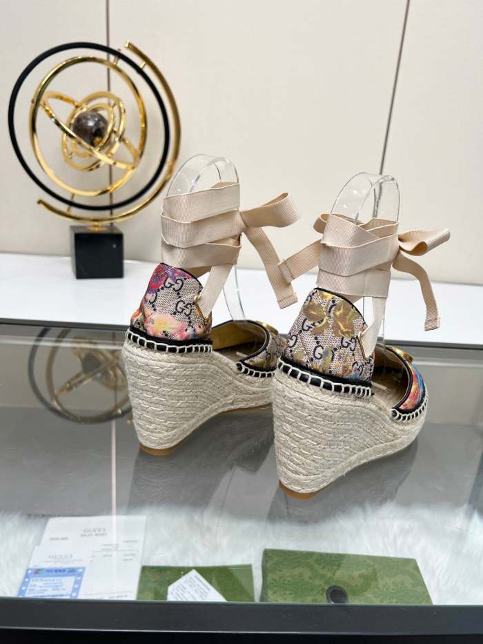 Women Thick-bottomed straw fisherman slipsole sandals shoes, size 35-42, SS98-446