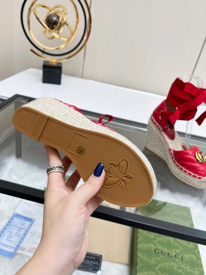Women Thick-bottomed straw fisherman slipsole sandals shoes, size 35-42, SS98-442