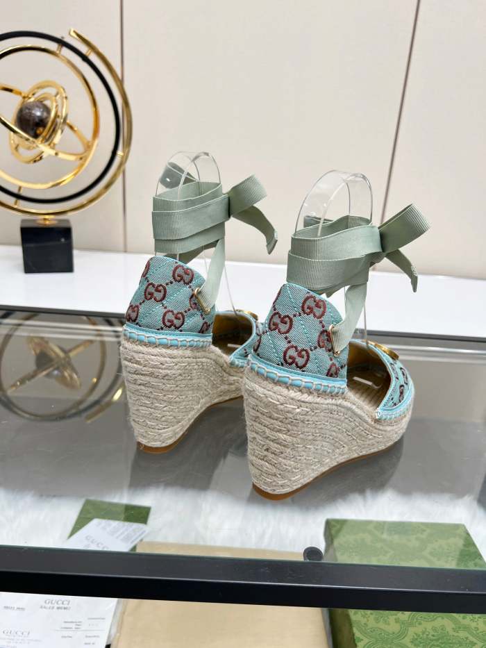 Women Thick-bottomed straw fisherman slipsole sandals shoes, size 35-42, SS98-449