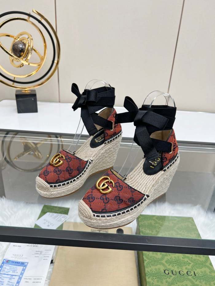 Women Thick-bottomed straw fisherman slipsole sandals shoes, size 35-42, SS98-450