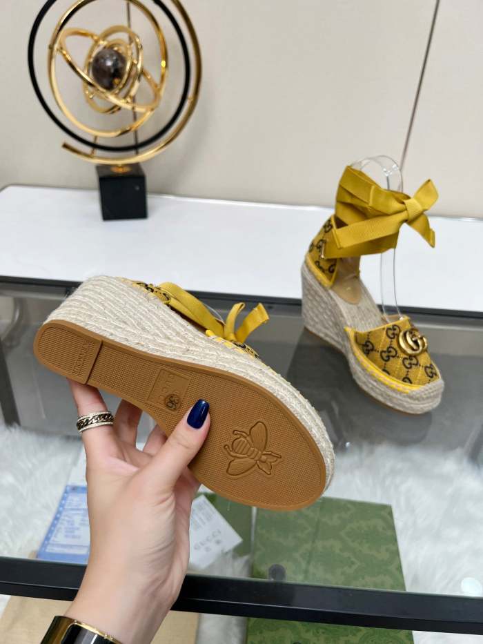 Women Thick-bottomed straw fisherman slipsole sandals shoes, size 35-42, SS98-445
