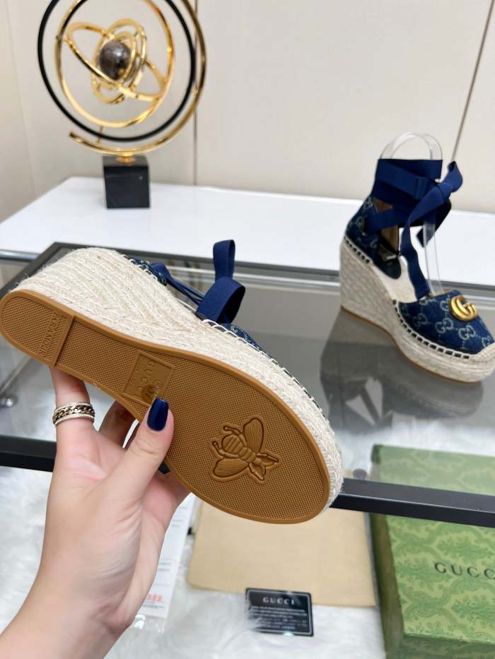 Women Thick-bottomed straw fisherman slipsole sandals shoes, size 35-42, SS98-437