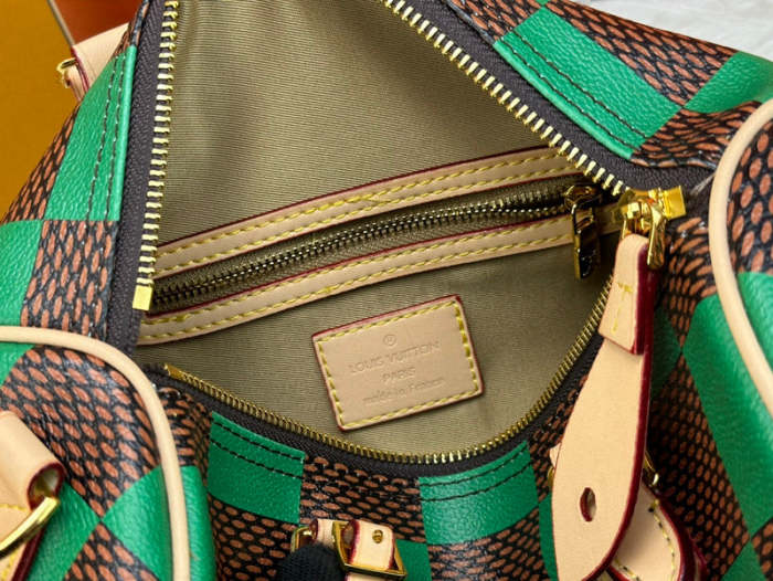 M40584  Speedy canvas leather  bag ,5A,size 25x15x15cm, no box, B88-1724-1728