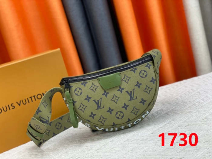 Leather bag ,5A , size 24.5x16x4.5cm ,no box,  B75-1729-1731