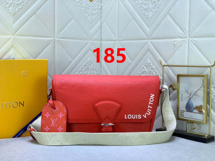 M23097  canvas leather  bag ,5A,size 34x19x11cm, no box, B110-185