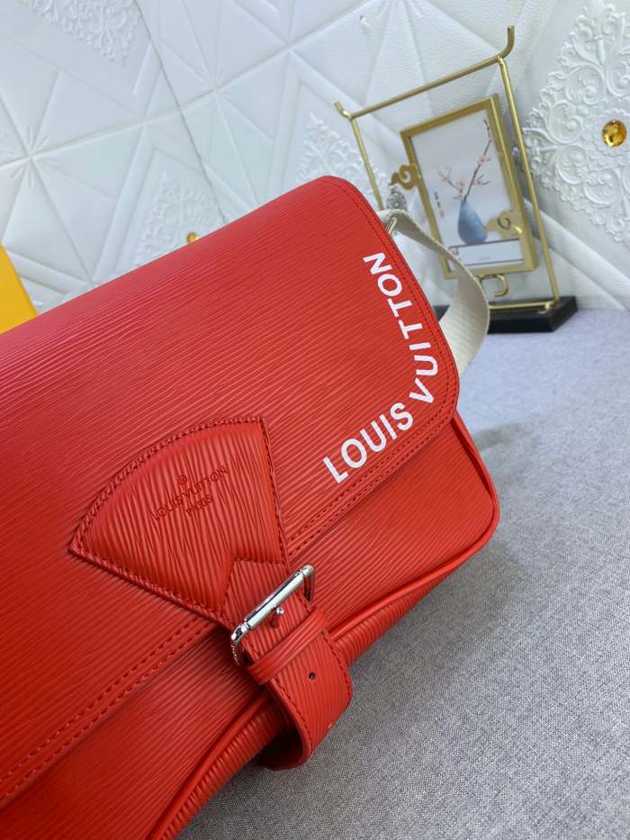 M23097  canvas leather  bag ,5A,size 34x19x11cm, no box, B110-185