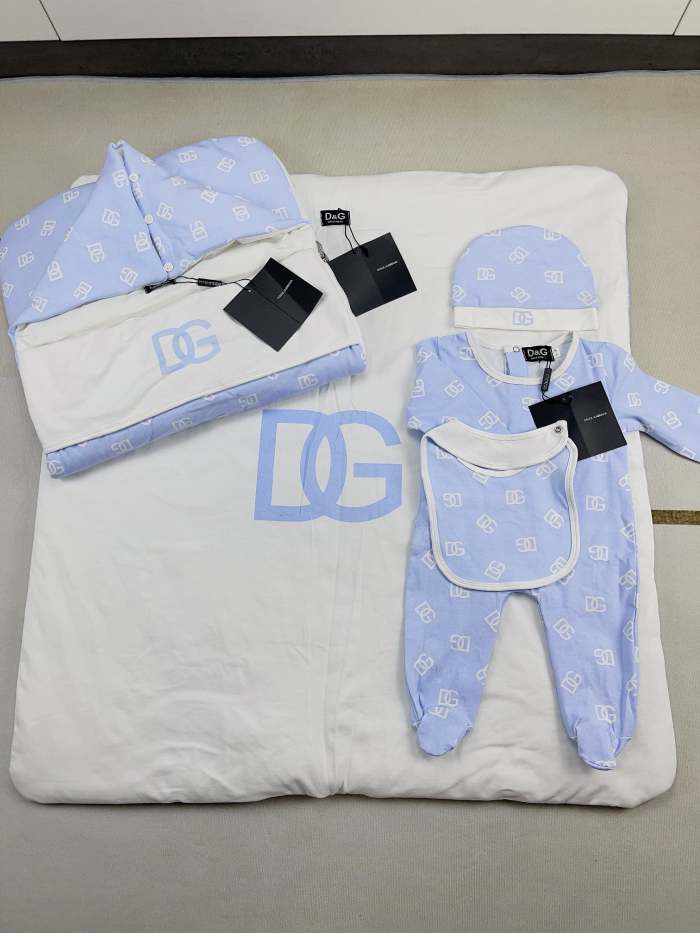 Newborn Baby crawl suit five-piece suit Cloak quilt  set clothes , CL110-140-141