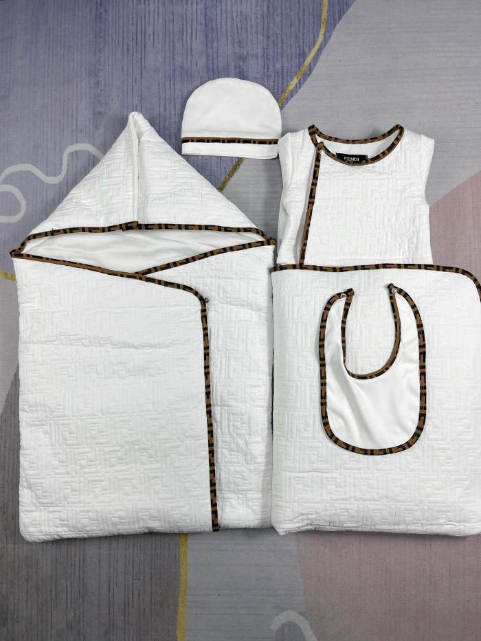Newborn Baby crawl suit five-piece suit Cloak quilt  set clothes , CL110-142-143