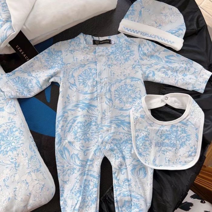 Newborn Baby crawl suit five-piece suit Cloak quilt  set clothes , CL110-146-147