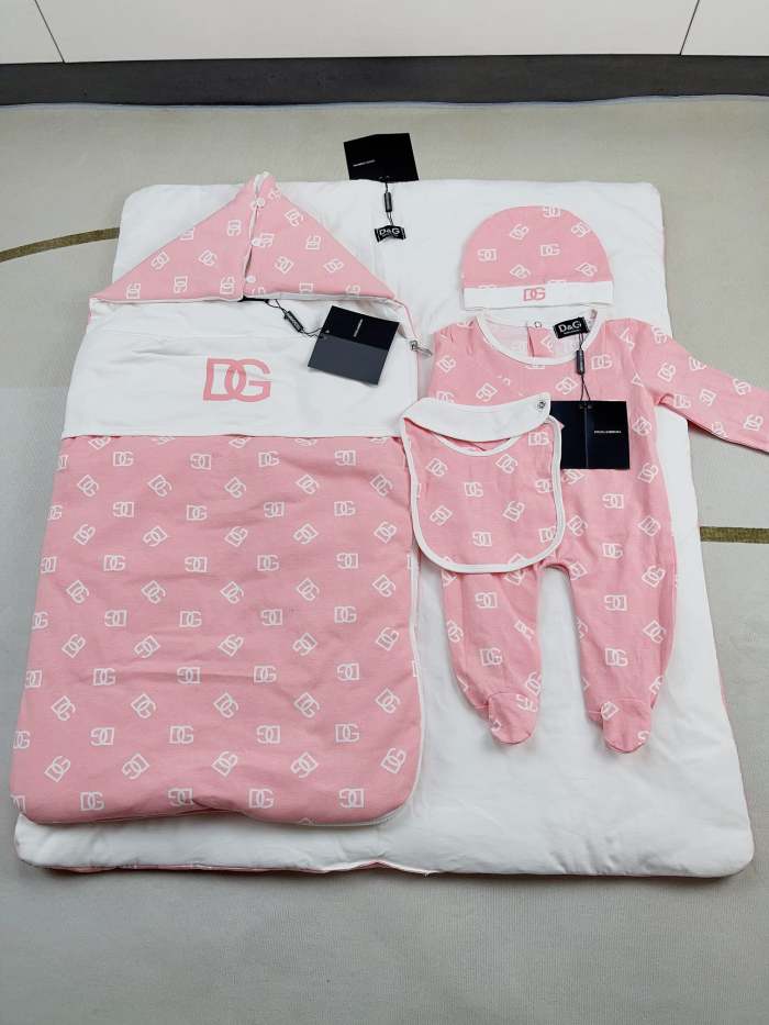 Newborn Baby crawl suit five-piece suit Cloak quilt  set clothes , CL110-140-141