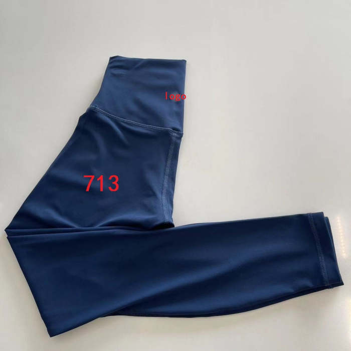 On the outside, tight, high-waisted sweatpants Yoga pants，CL30-713-716