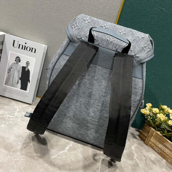 M22534 Canvas leather  bag ,5A,size 32x40x19cm, no box, B110-188