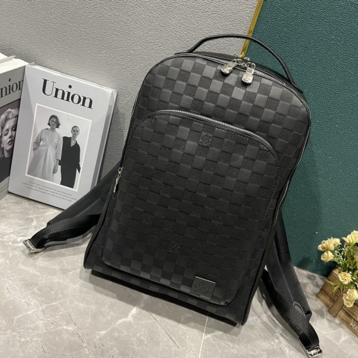 N40501 Canvas leather  bag ,5A,size 40x31x15cm, no box, B110-194