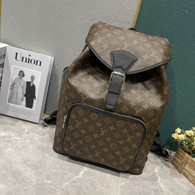 M23127 Canvas leather bag ,5A,size 32x40x19cm, no box, B110-189
