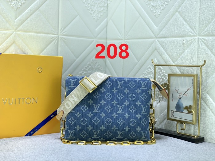 M59278 Canvas leather  bag ,5A,size 26x20x12cm, no box, B110-208