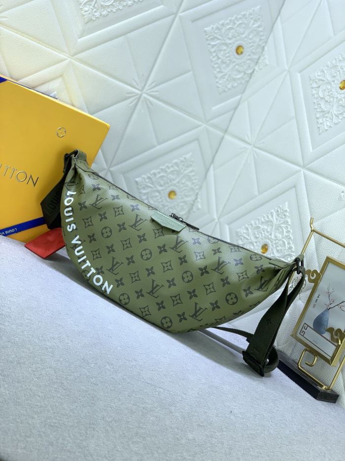 M23779 Canvas leather  bag ,5A,size 39x19x10cm, no box, B110-213