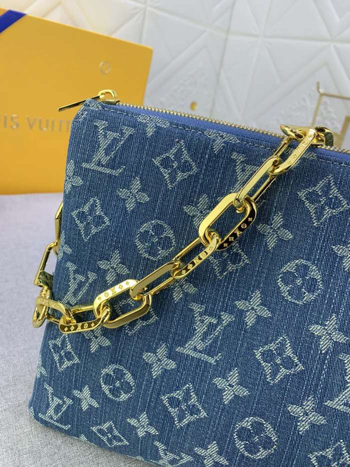 M59278 Canvas leather  bag ,5A,size 26x20x12cm, no box, B110-208