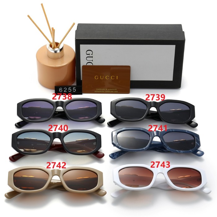 Blue light blocking sunglasses with the box and case ,G25-2738-2743