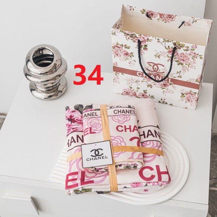 Beach towel Bath towels 2 pieces set, bath towel size 35-75cm, beach towel size 70-140cm, HSE26-34