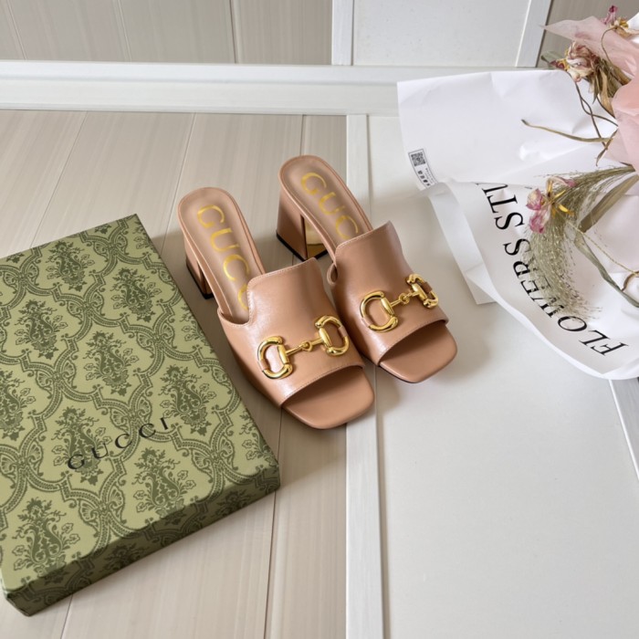 Women heel slipper shoes,heel 2.5cm or 7cm, size 34-42, SS50-1573-1574