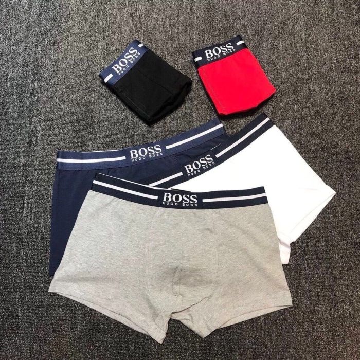 3 pairs of underwear for 1 box  ,cotton underwear for men comfortable and breathable, CL10-10