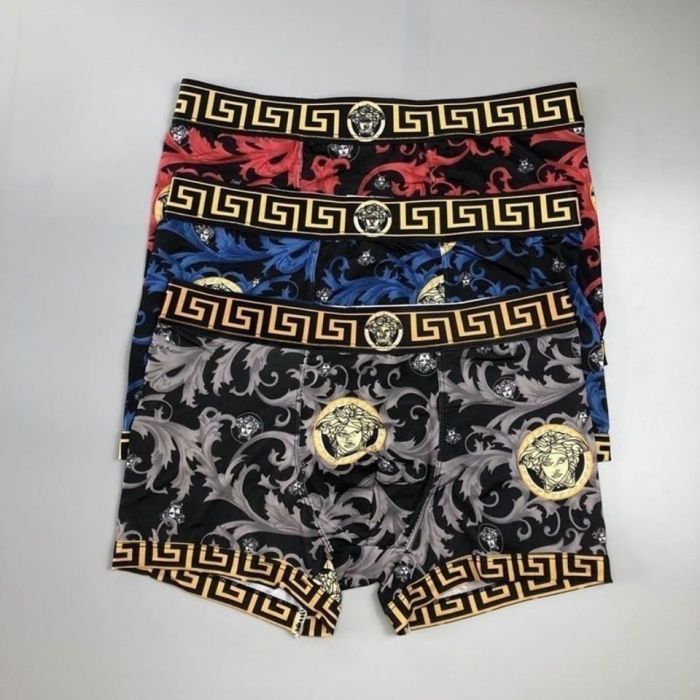 3 pairs of underwear for 1 box  ,Ice silk underwear for men comfortable and breathable, CL10-6