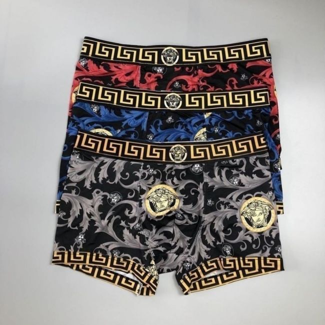 3 pairs of underwear for 1 box ,Ice silk underwear for men comfortable and breathable, CL10-6