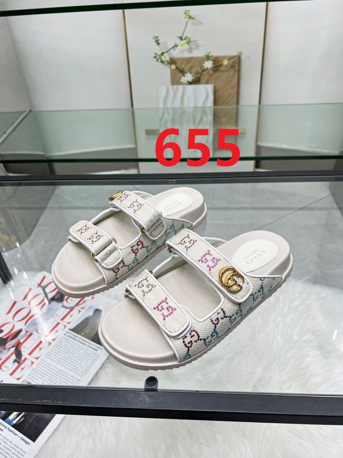 top quality  Leather flat slipper shoes, with box, size 35-45, SS88-654-655