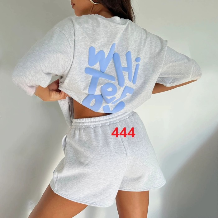 Fashion women T-shirt + shorts , size S-2XL, CL20-444-447