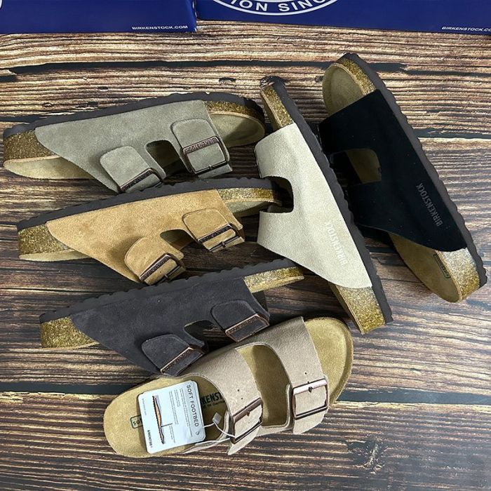 Men women cork vintage beach slippers casual slippers outside,with box,size 34-46, SS50-1615-1633