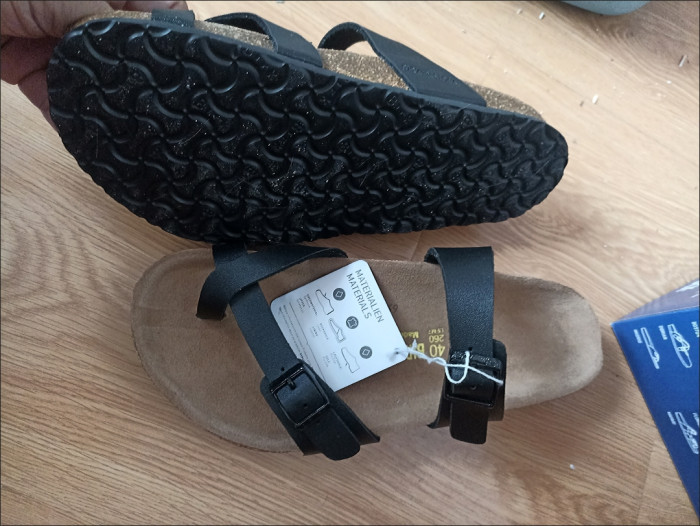 Men women cork vintage beach slippers casual slippers outside,with box,size 34-46, SS50-1581-1597