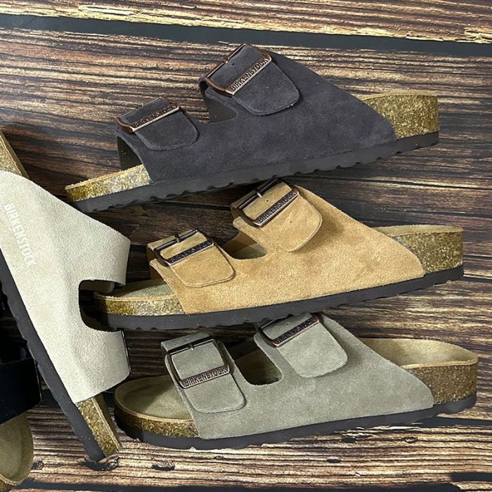 Men women cork vintage beach slippers casual slippers outside,with box,size 34-46, SS50-1615-1633