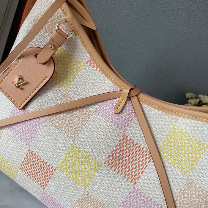 M46203  CarryAll  Canvas leather  bag ,5A,size 29x24x12cm, no box, B110-250