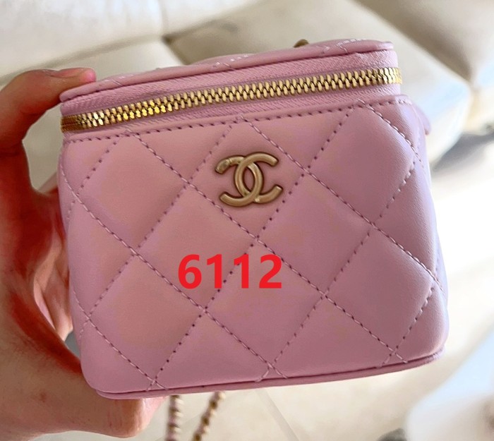 Split leather  bag ,4A , size 11x9cm ,with box,  B68-6110-6112