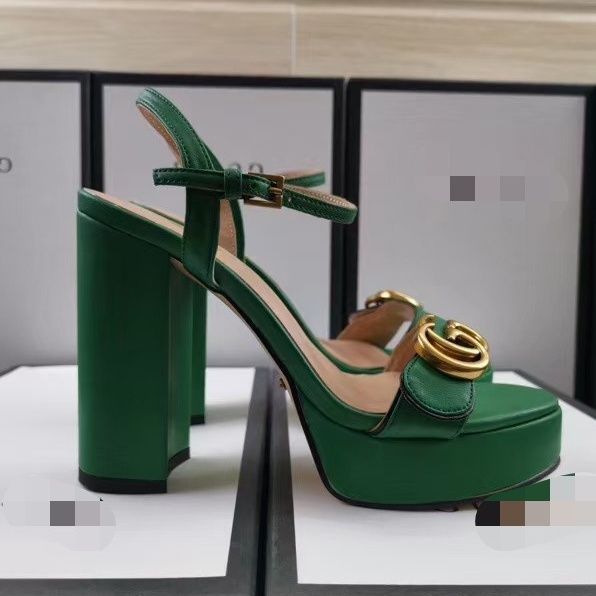 Women leather heel sandal shoes, size 35-42, SS80-503