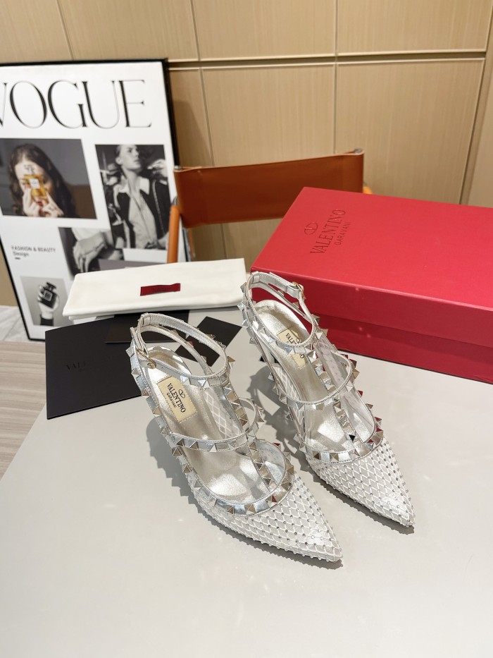 Women leather heel sandal shoes, size 34-42, SS88-699-700