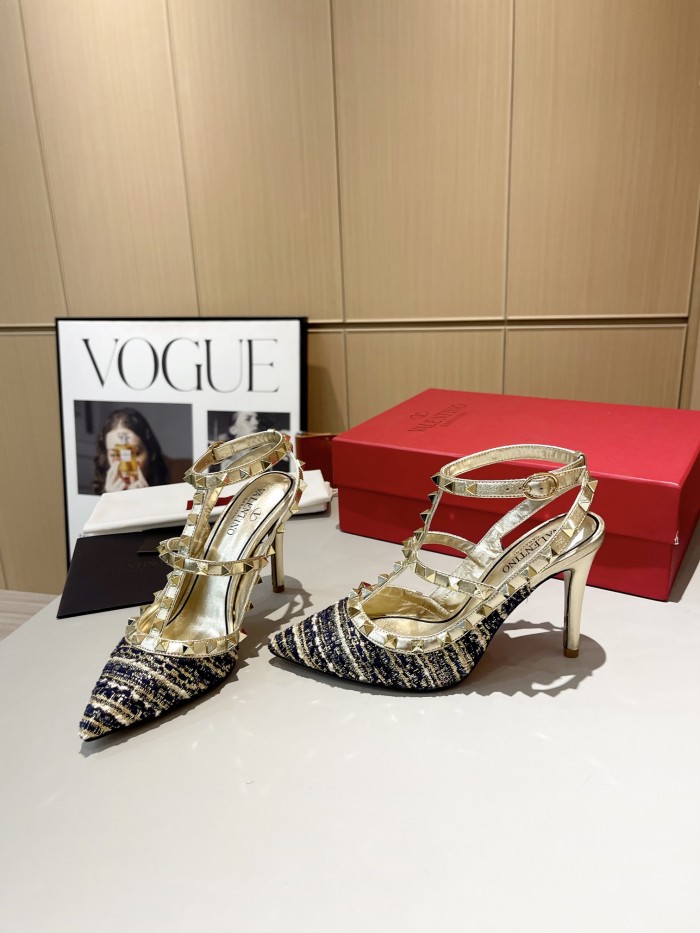 Women leather heel sandal shoes, size 34-42, SS88-685-686