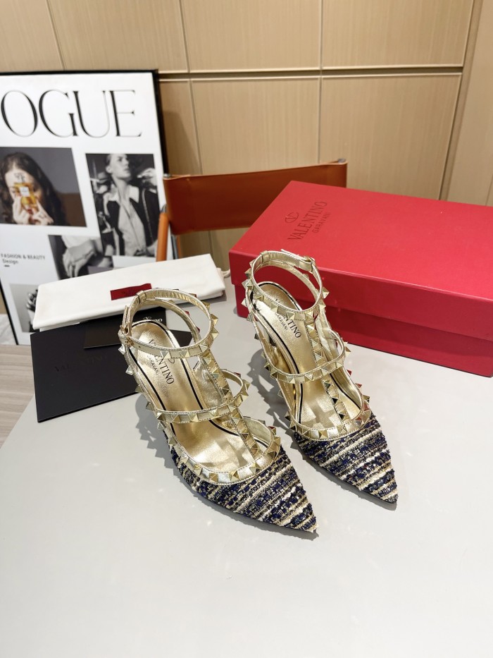 Women leather heel sandal shoes, size 34-42, SS88-685-686