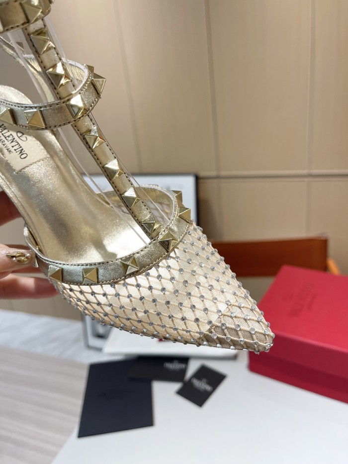 Women leather heel sandal shoes, size 34-42, SS88-691-692