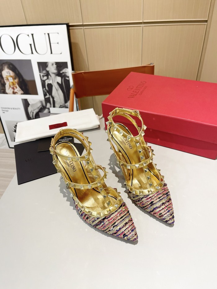 Women leather heel sandal shoes, size 34-42, SS88-687-688