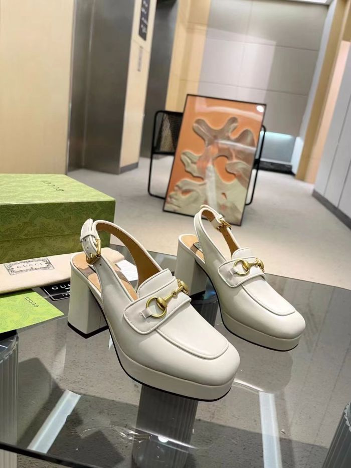 Women leather heel sandal shoes, heel 8.5cm,size 35-42, SS88-706