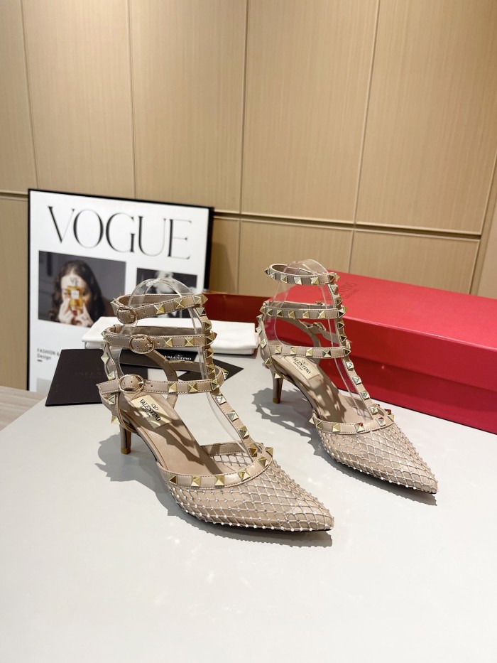 Women leather heel sandal shoes, size 34-42, SS88-693-694